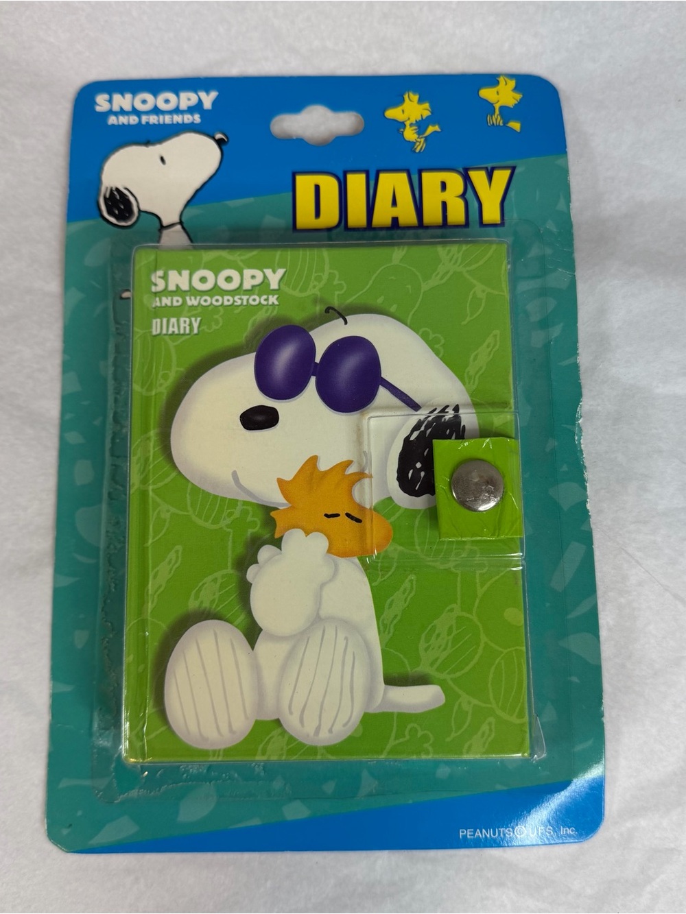 Vintage Peanuts Snoopy and Woodstock "Joe Cool" Diary New Unused NOS